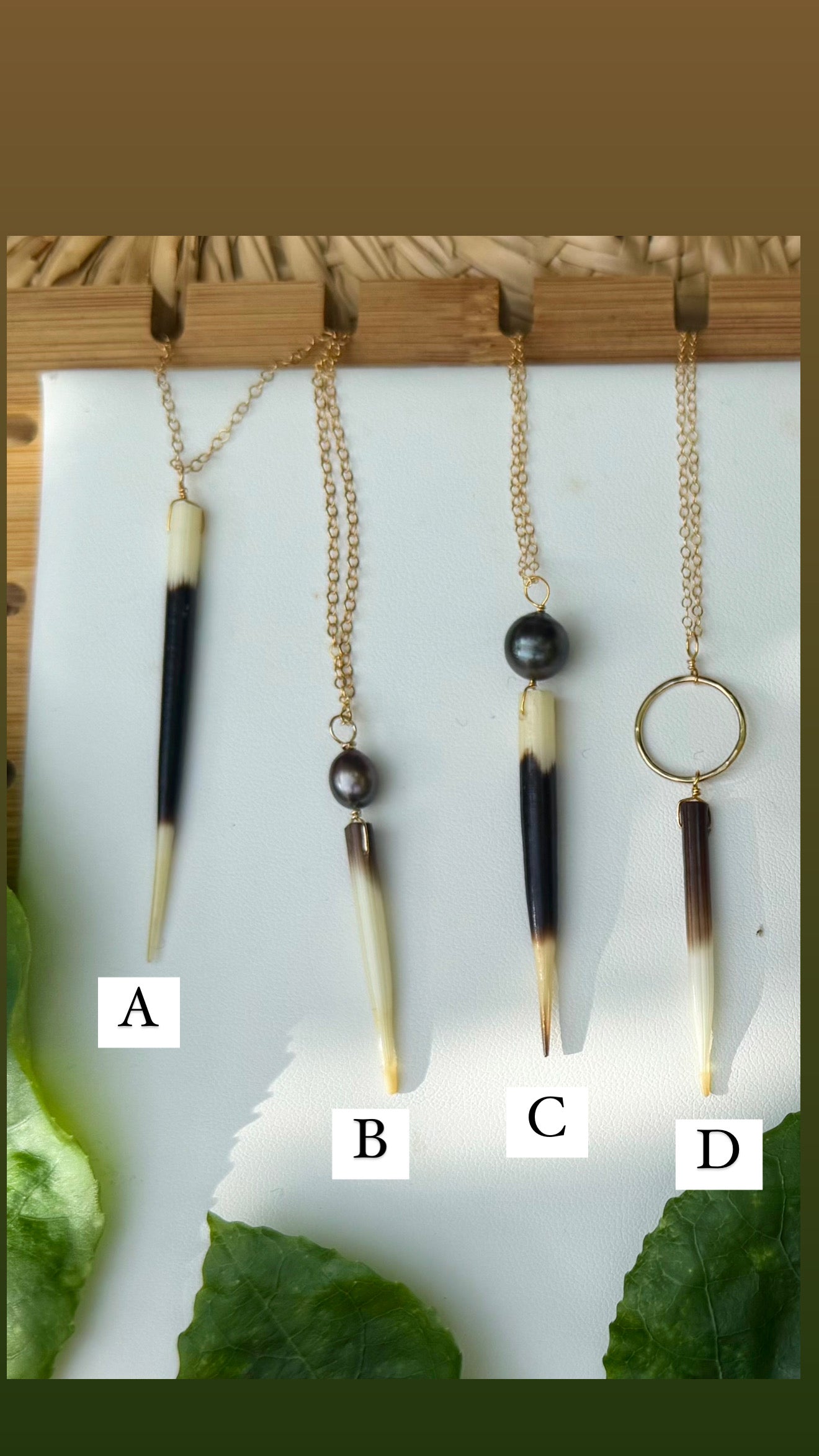 Porcupine Necklace
