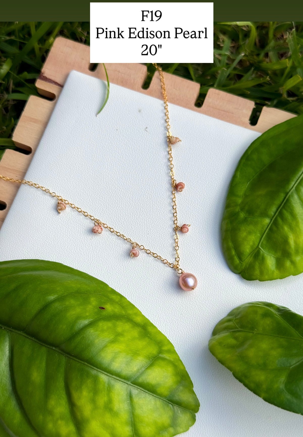 Kauai Kahelelani and Pearl Droplet Necklace
