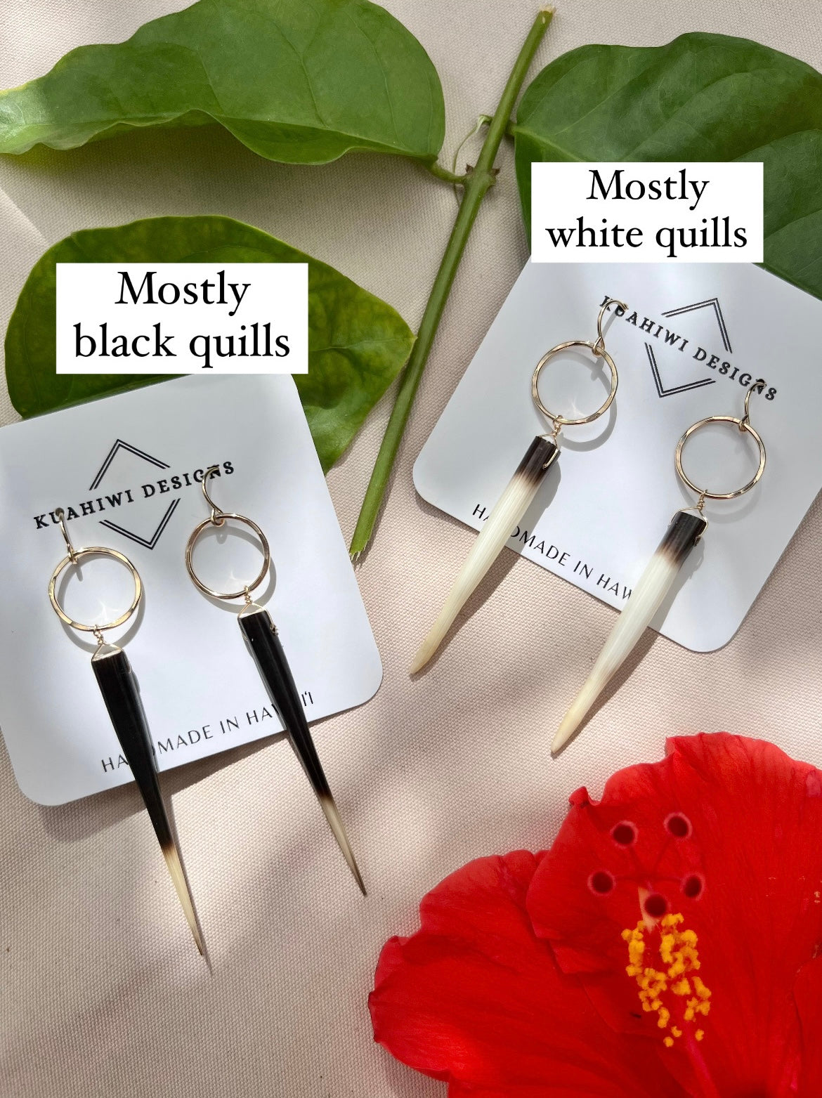 Simple Porcupine Quill Earrings