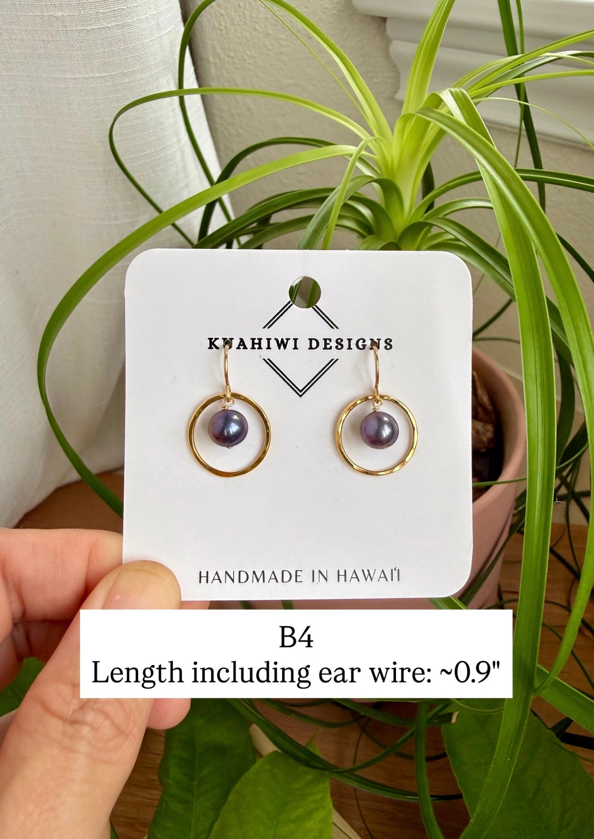 Pearl Hoop Earrings