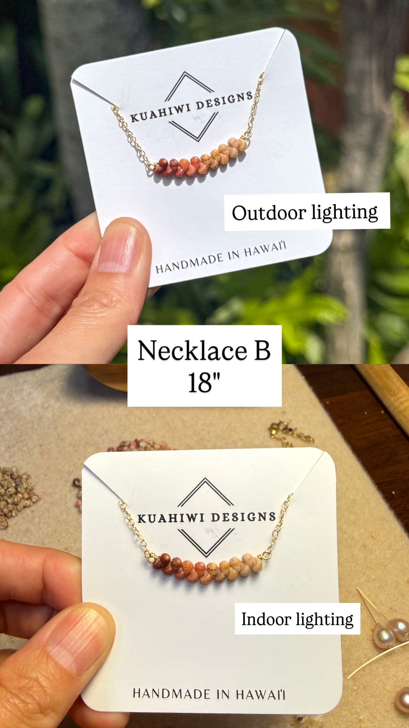 Ombre Kauai Kahelelani Necklace