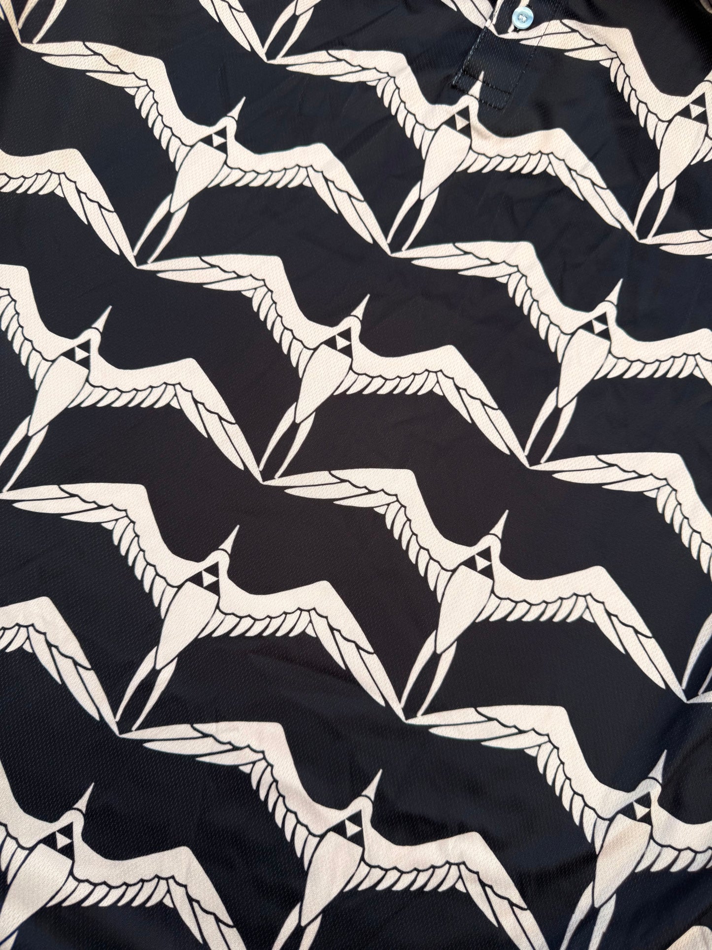 ʻIwa Polo in Black - Ready to Ship
