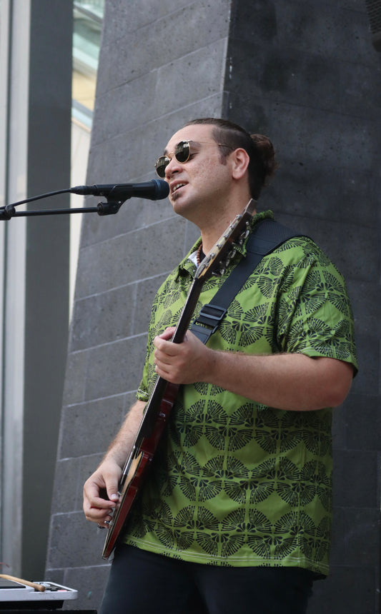 'Ōhi'a Polo in Green - Ready to Ship