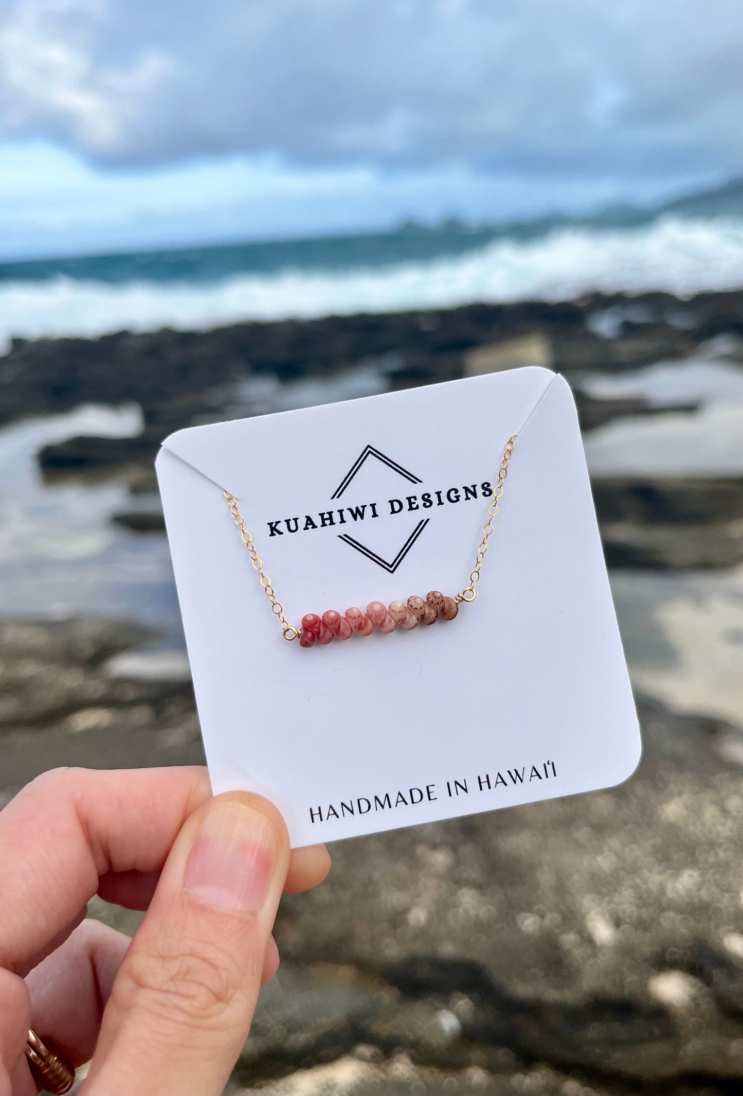 Ombré Niihau Kahelelani Necklace