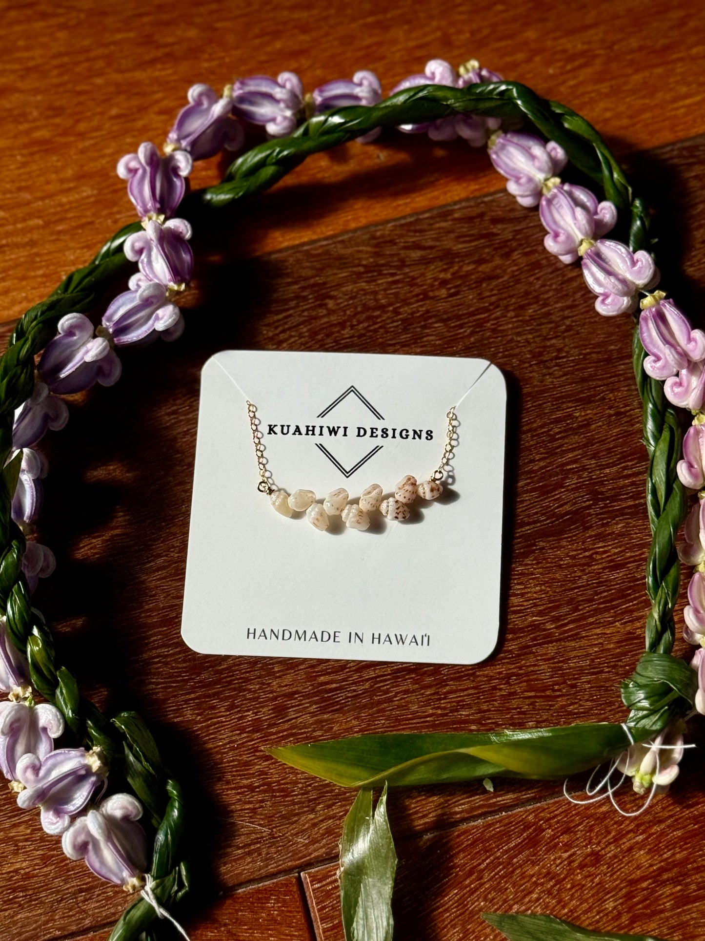 Niihau Momi Shell Necklace
