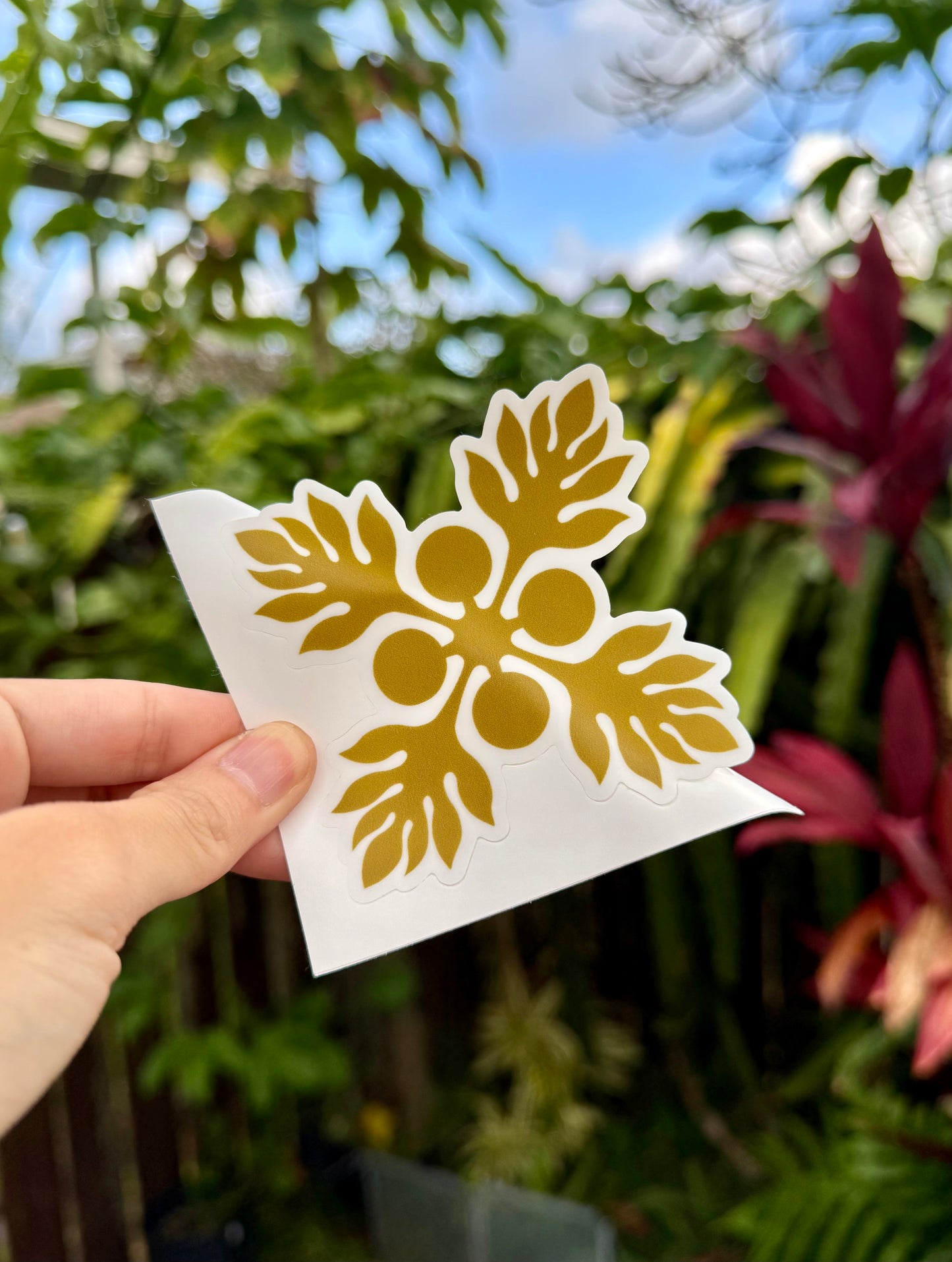 ʻUlu Quilt Sticker