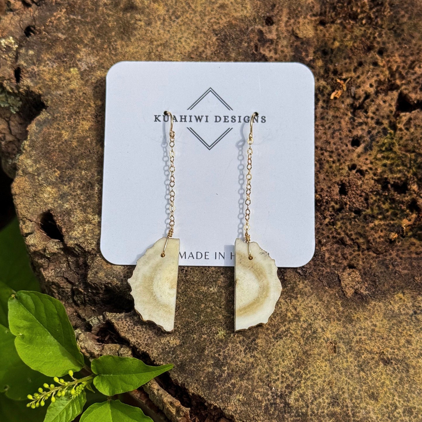 Mid-cut Antler Earrings