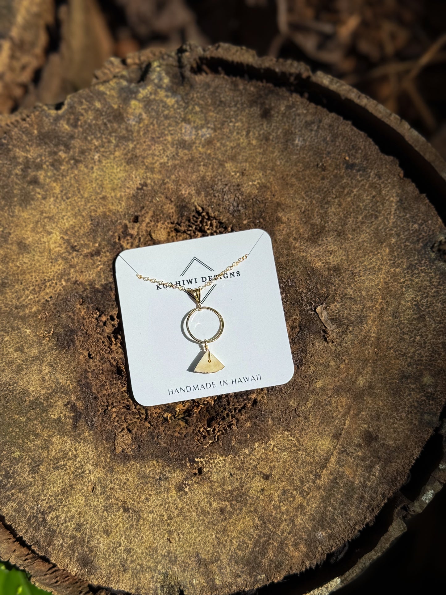 Triangle-cut Antler Necklace