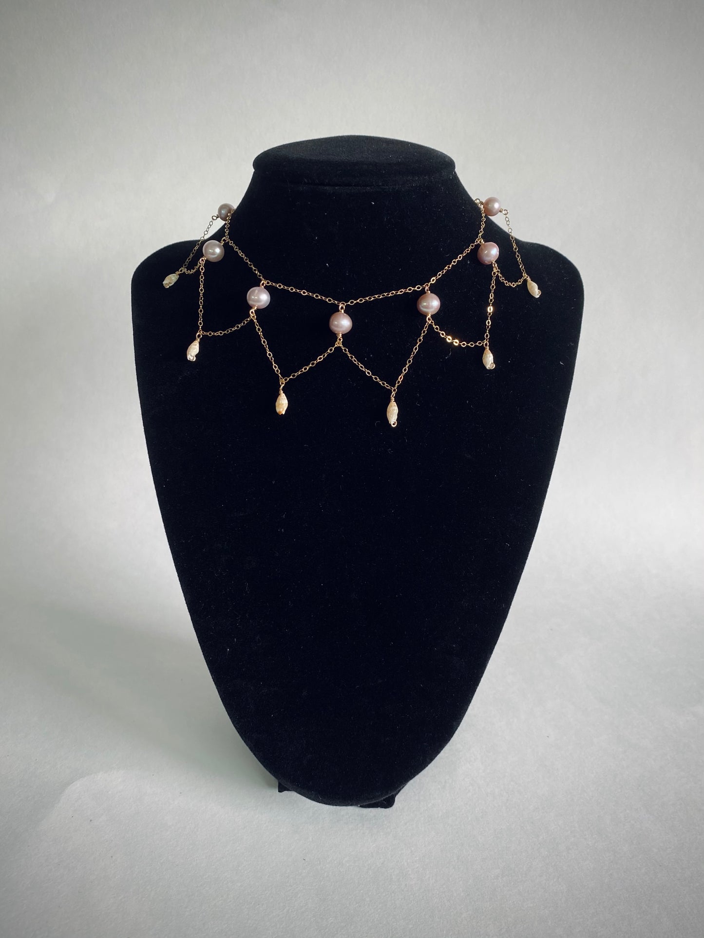 Niihau Laiki and Edison Immensity Necklace
