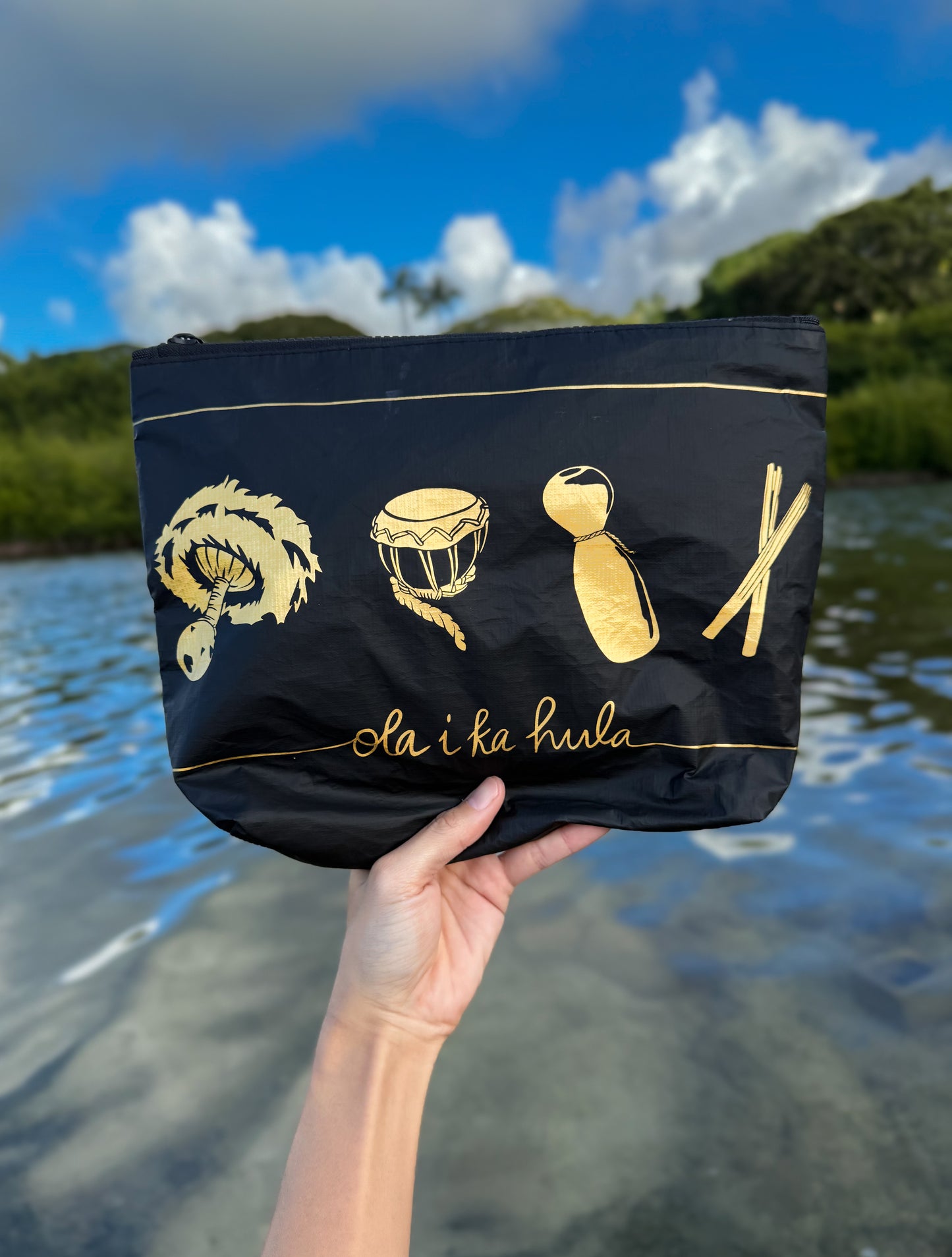 Hula Implement Cosmetic Bag