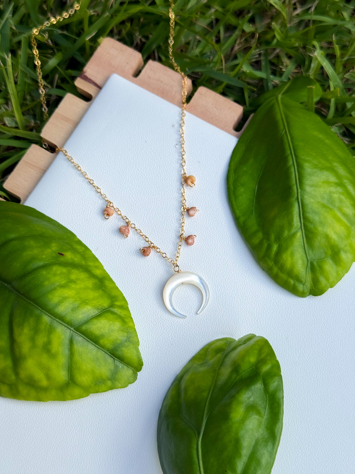 Kauai Kahelelani and Mahina Necklace