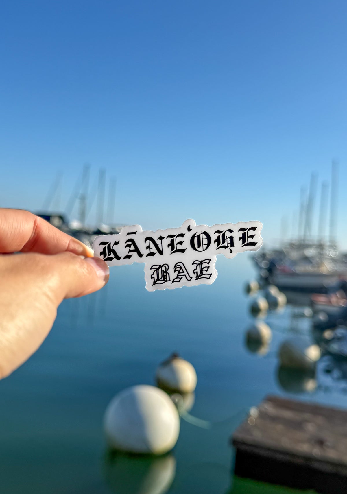 Kaneohe Bae Clear Sticker