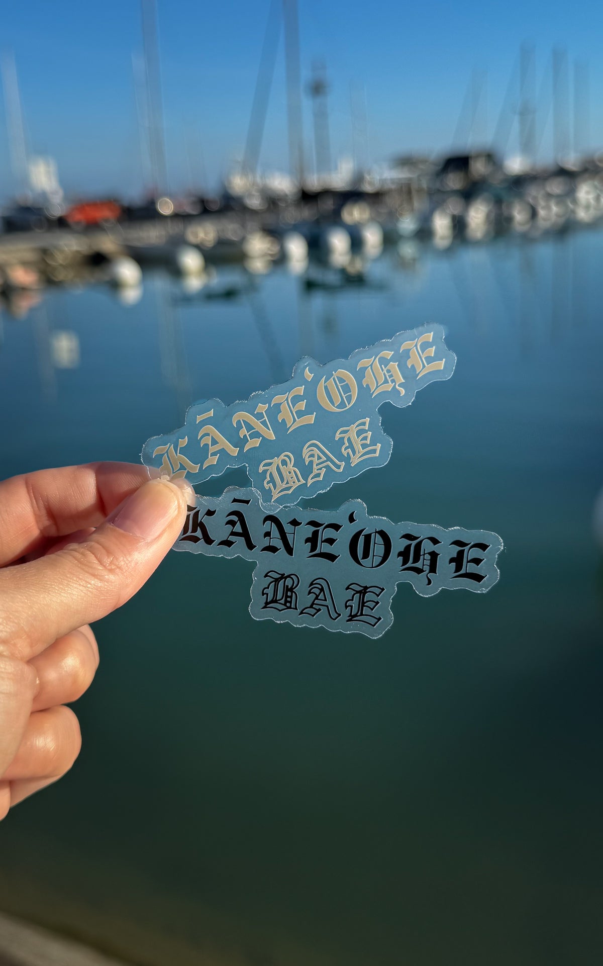 Kaneohe Bae Clear Sticker