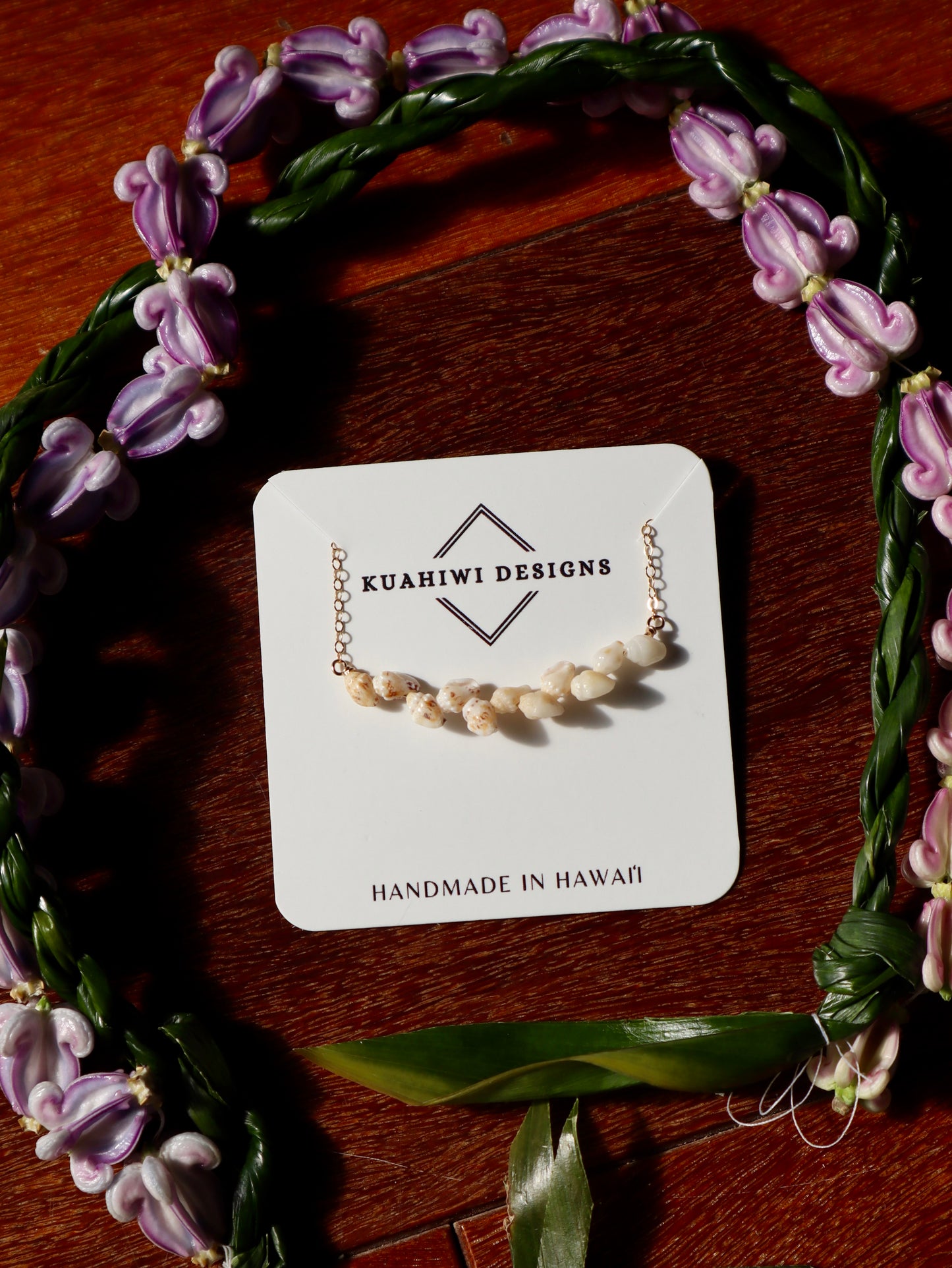 Niihau Momi Shell Necklace