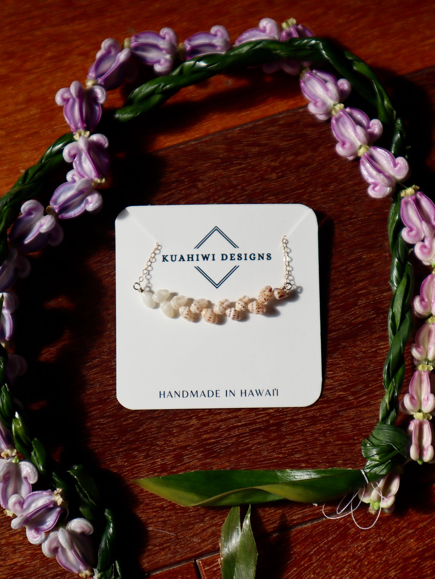 Niihau Momi Shell Necklace