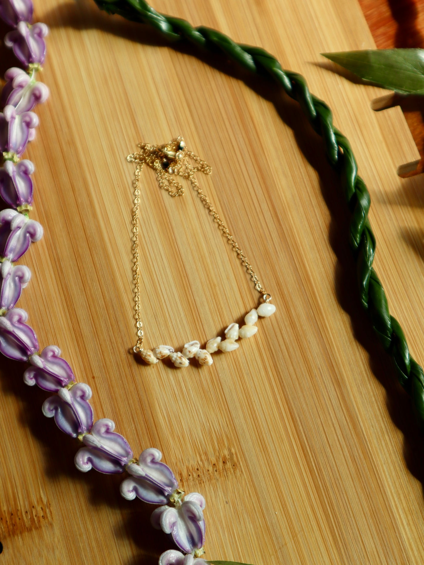 Niihau Momi Shell Necklace