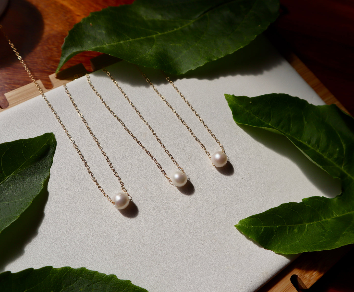 Flawed White Pearl Necklace - Kala Mai Sale Item