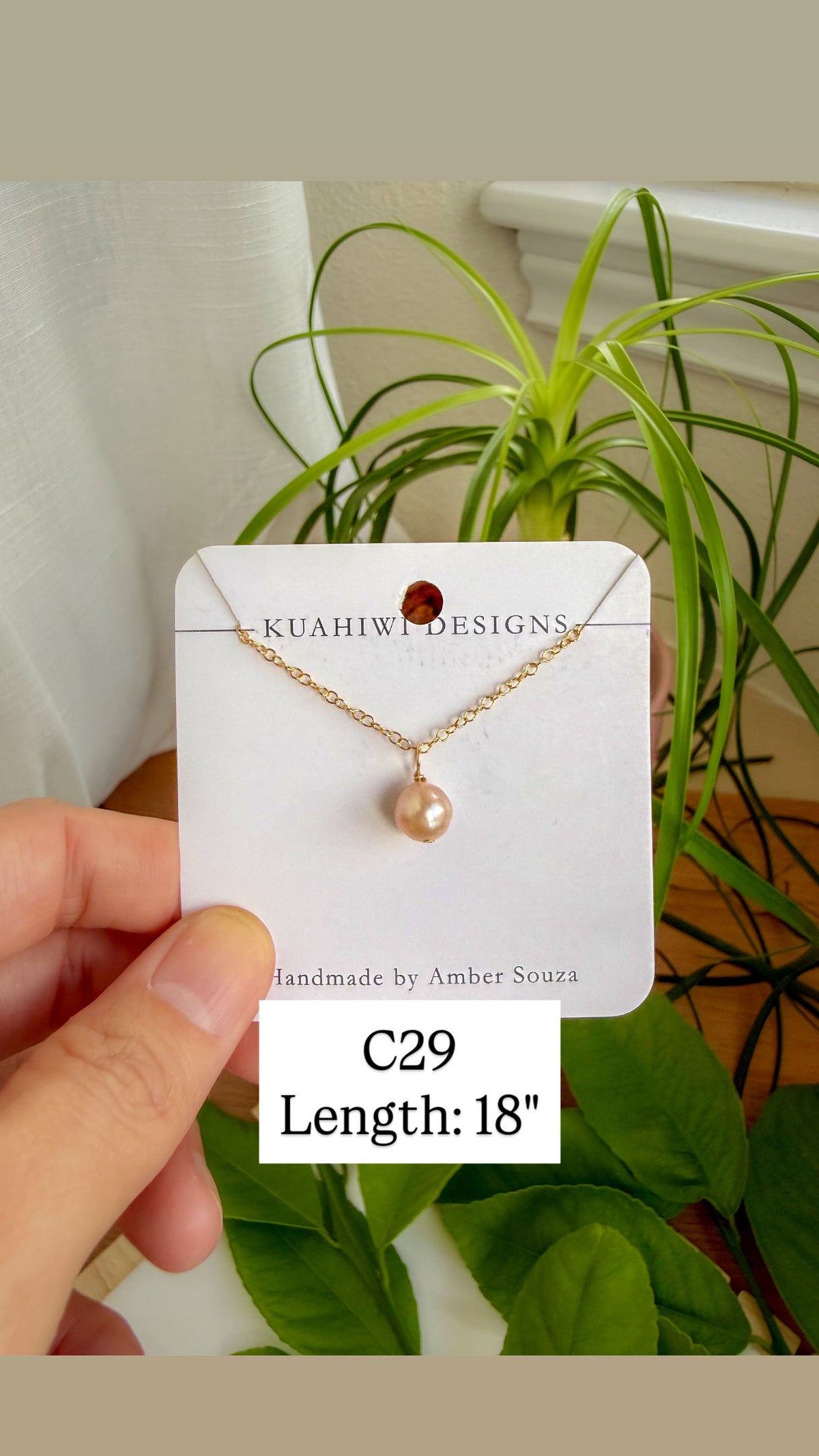 Edison Pearl Necklace