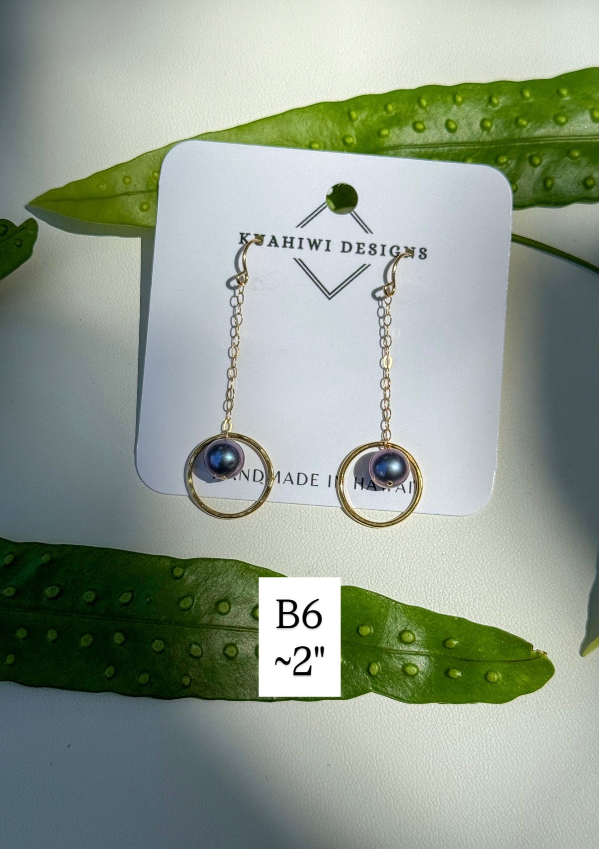 Pearl Hoop Earrings