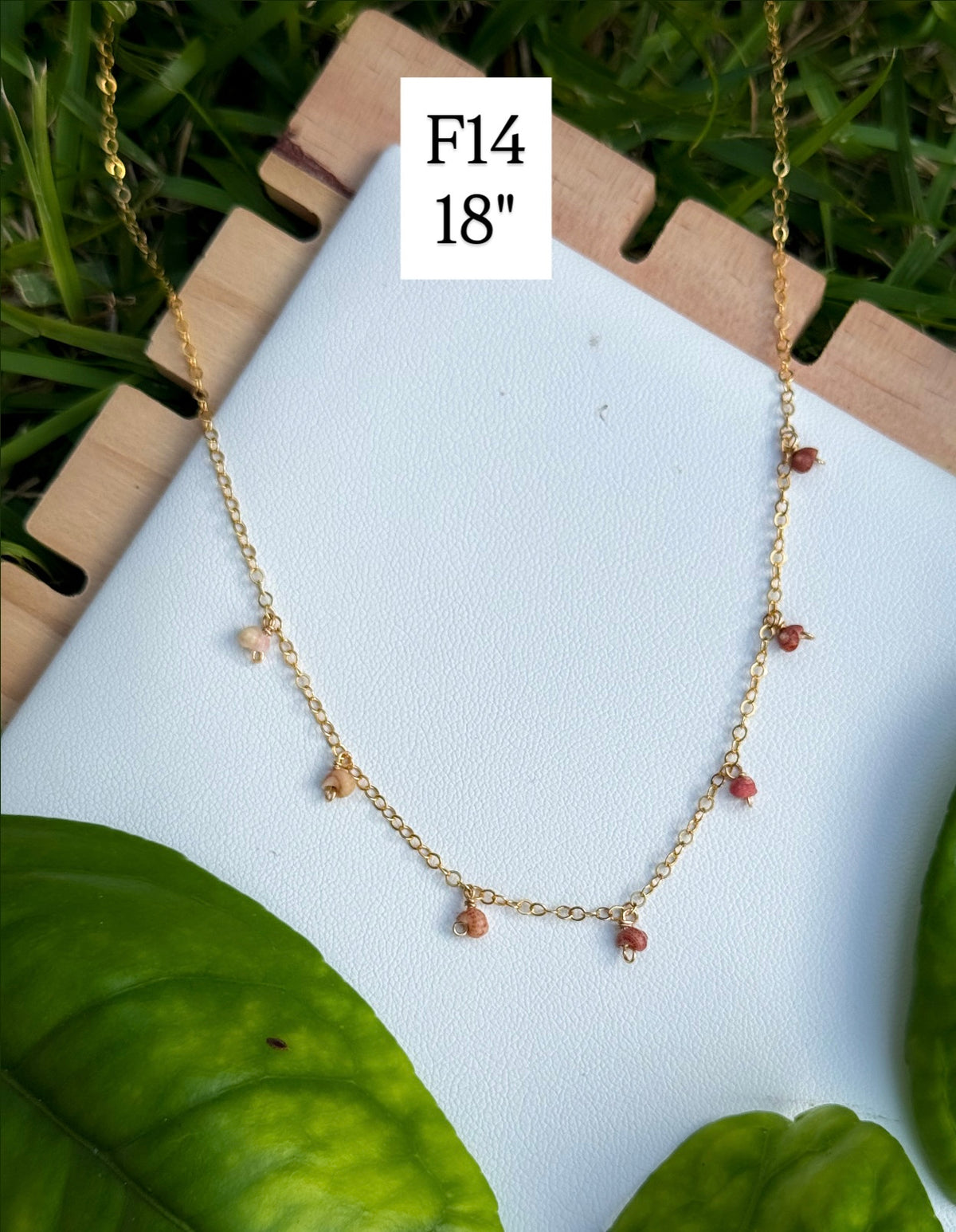 Ombre Kahelelani Droplet Necklace