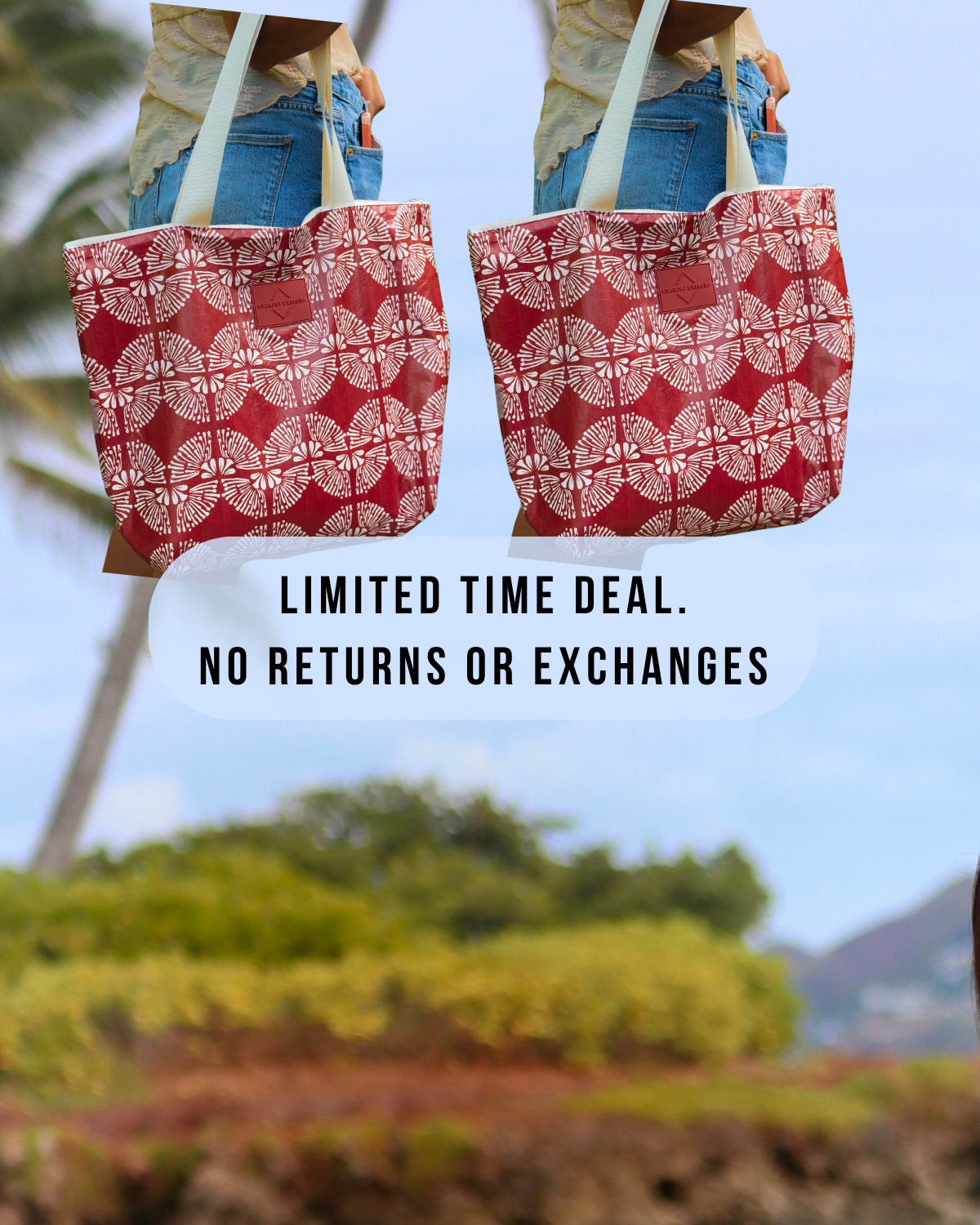 Buy 1 Lehua Tote, Get a second one FREE