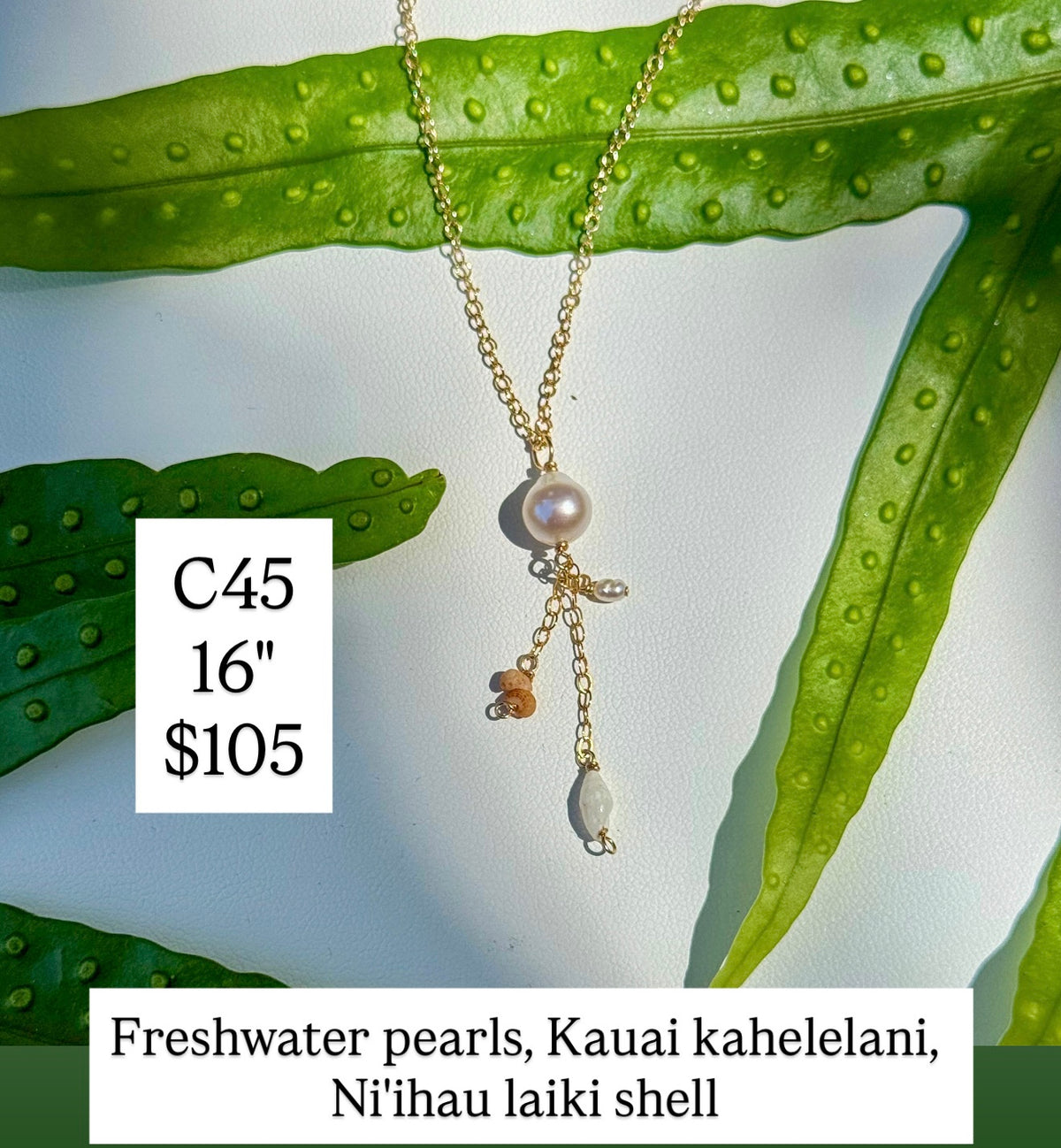 Pearl and Shell Tassel Necklace