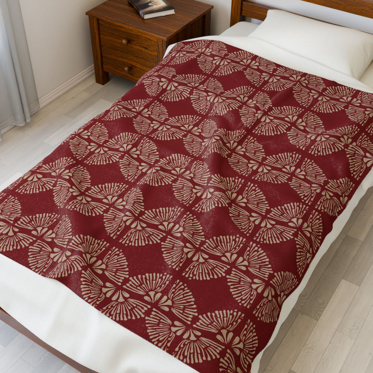 Lehua Plush Blanket
