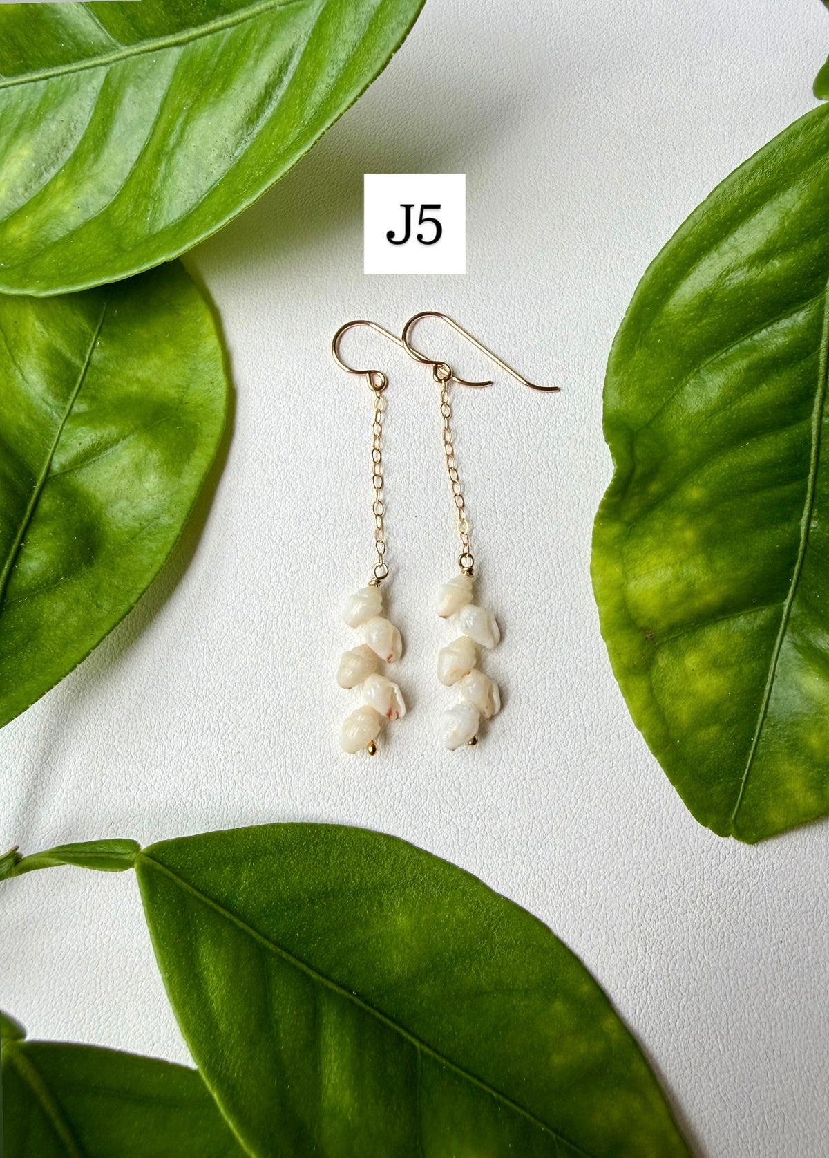 Niihau Momi Shell Earrings
