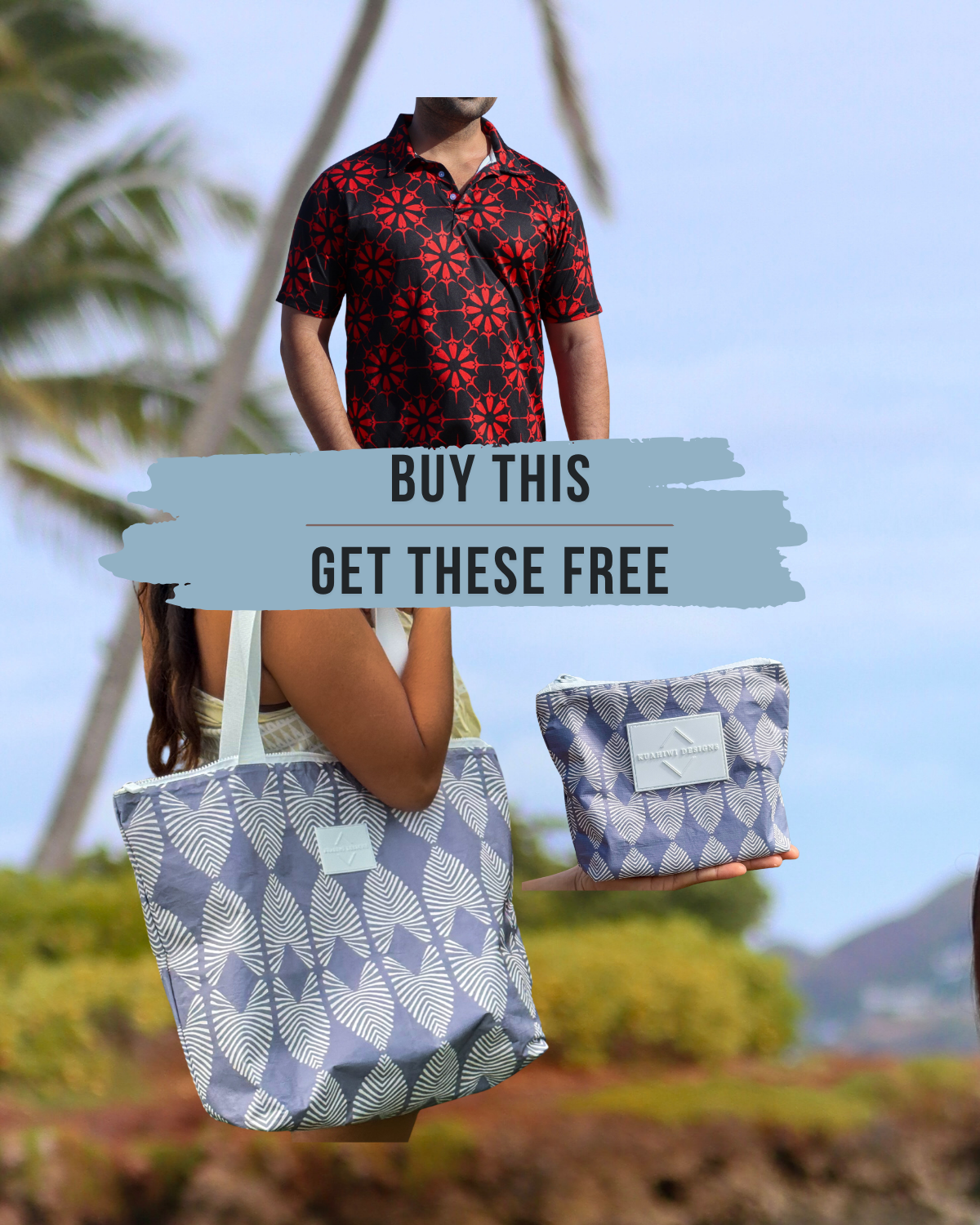 Buy 1 Nioi Polo, Get a Kalo Tote & Pouch FREE