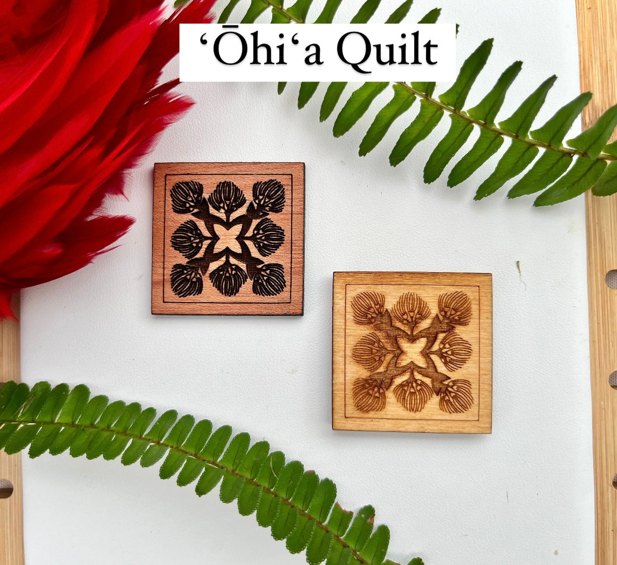 Hawaiian Quilt Magnet