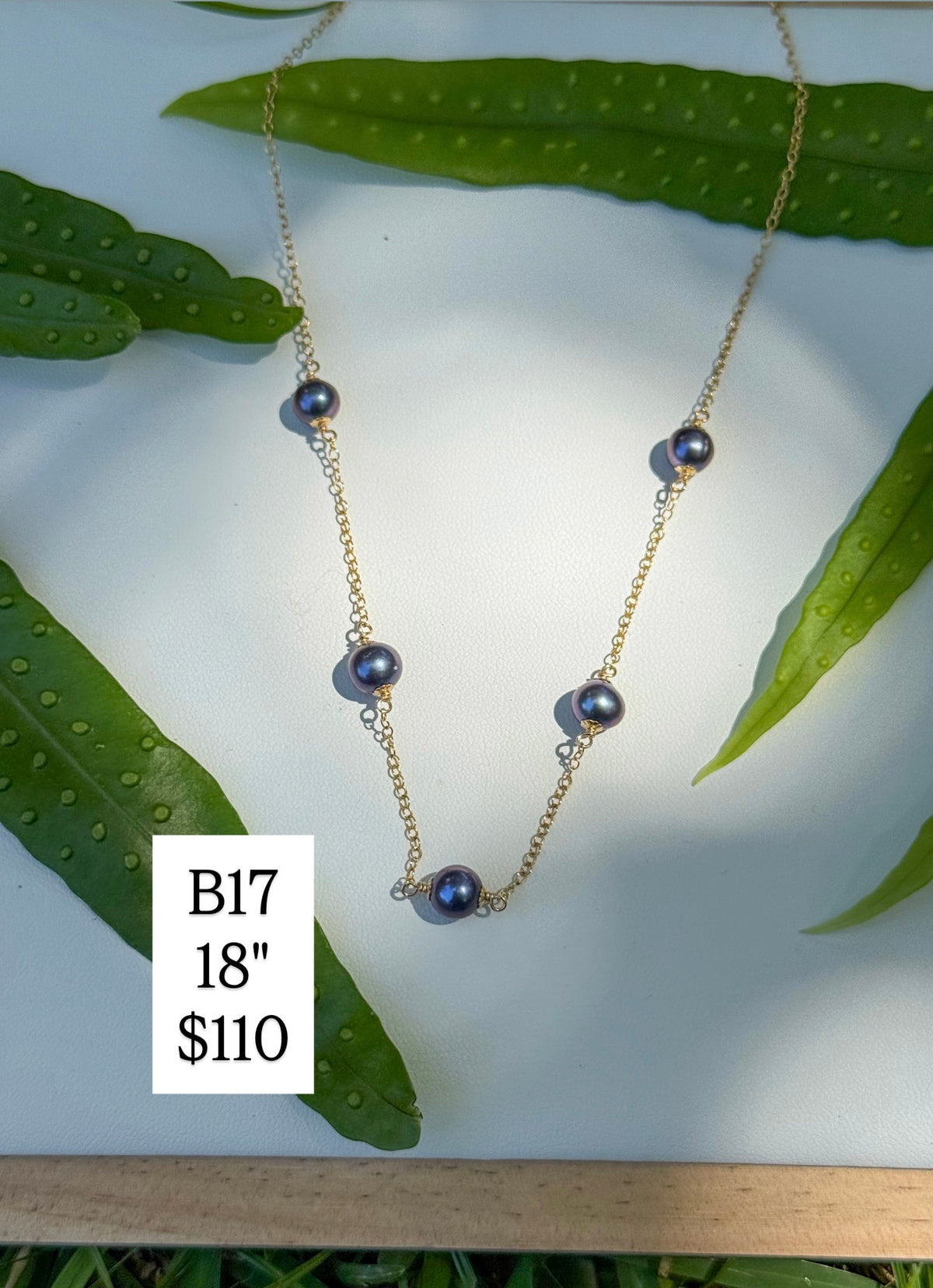 Five Pearl Layering Necklace