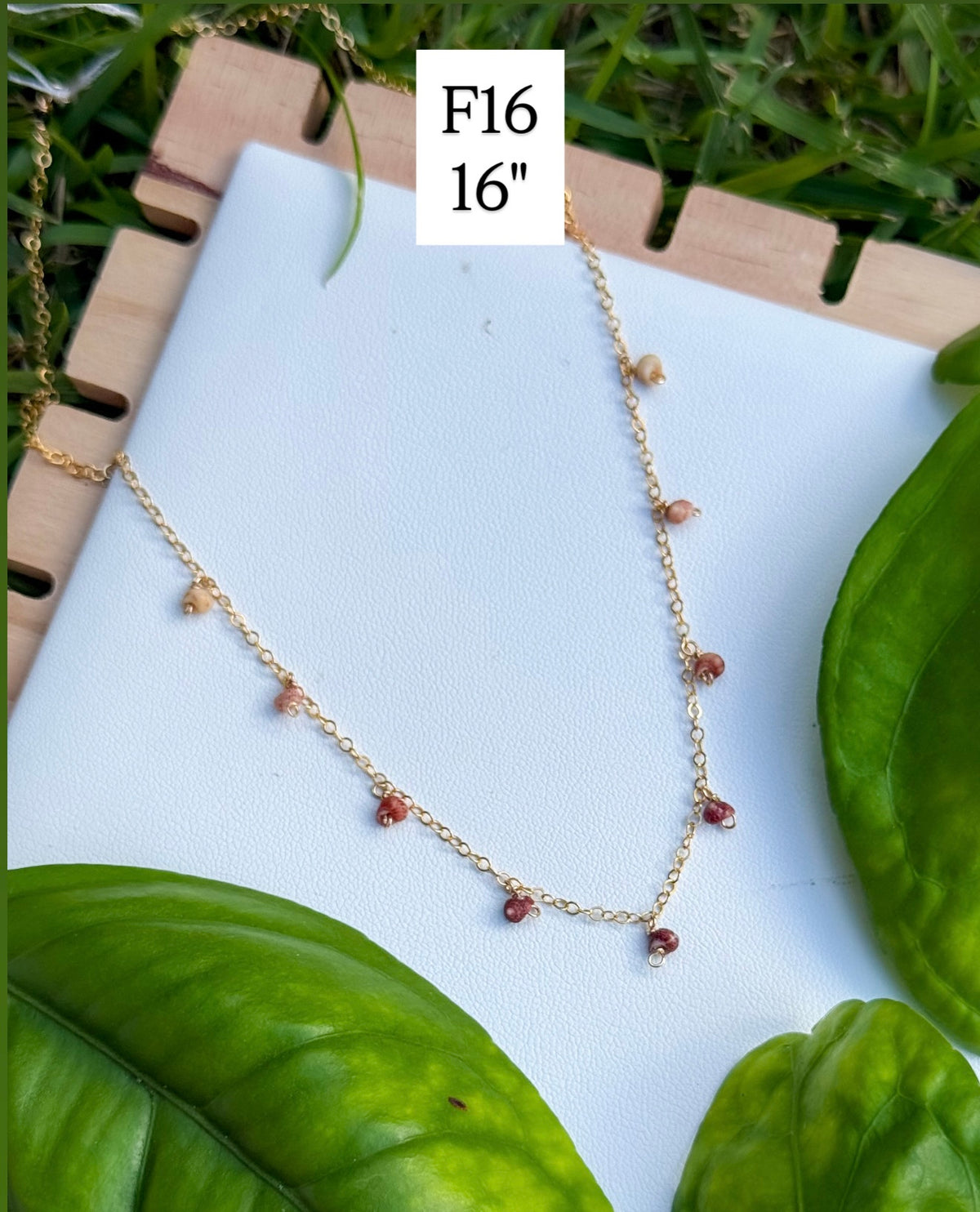 Ombre Kahelelani Droplet Necklace