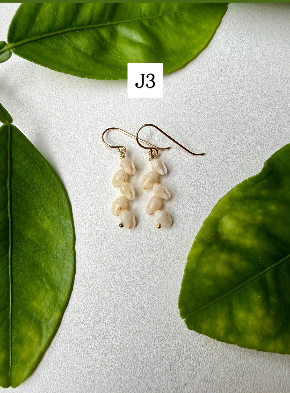 Niihau Momi Shell Earrings
