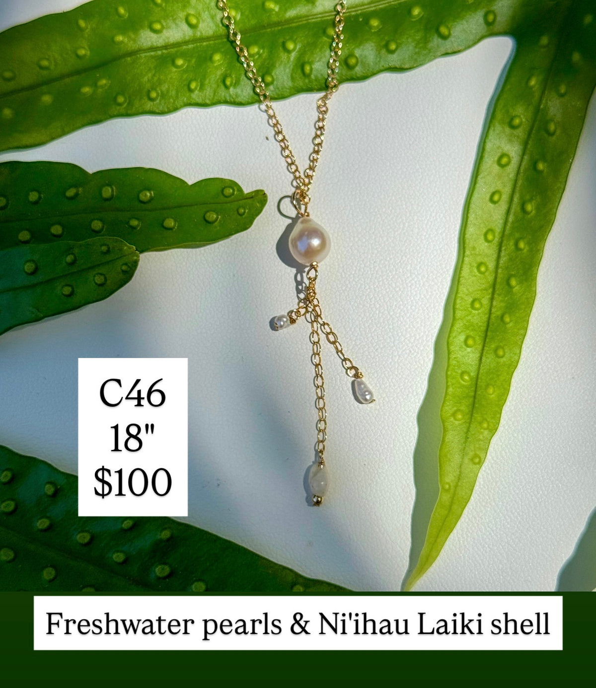 Pearl and Shell Tassel Necklace