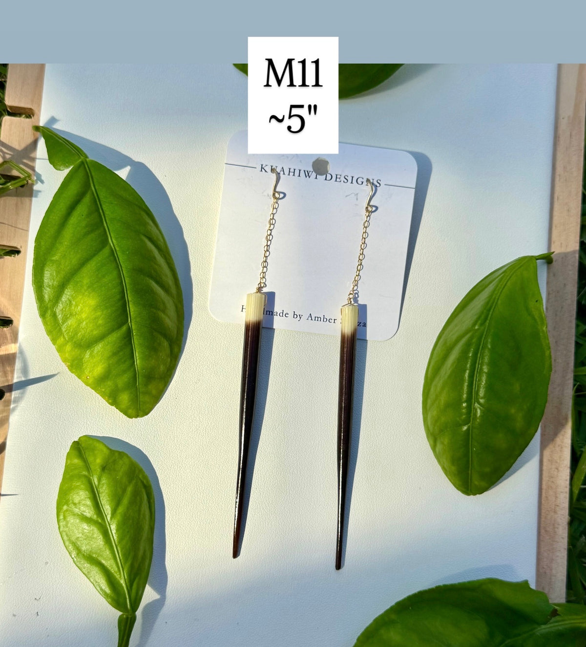 Porcupine Quill Drop Earrings