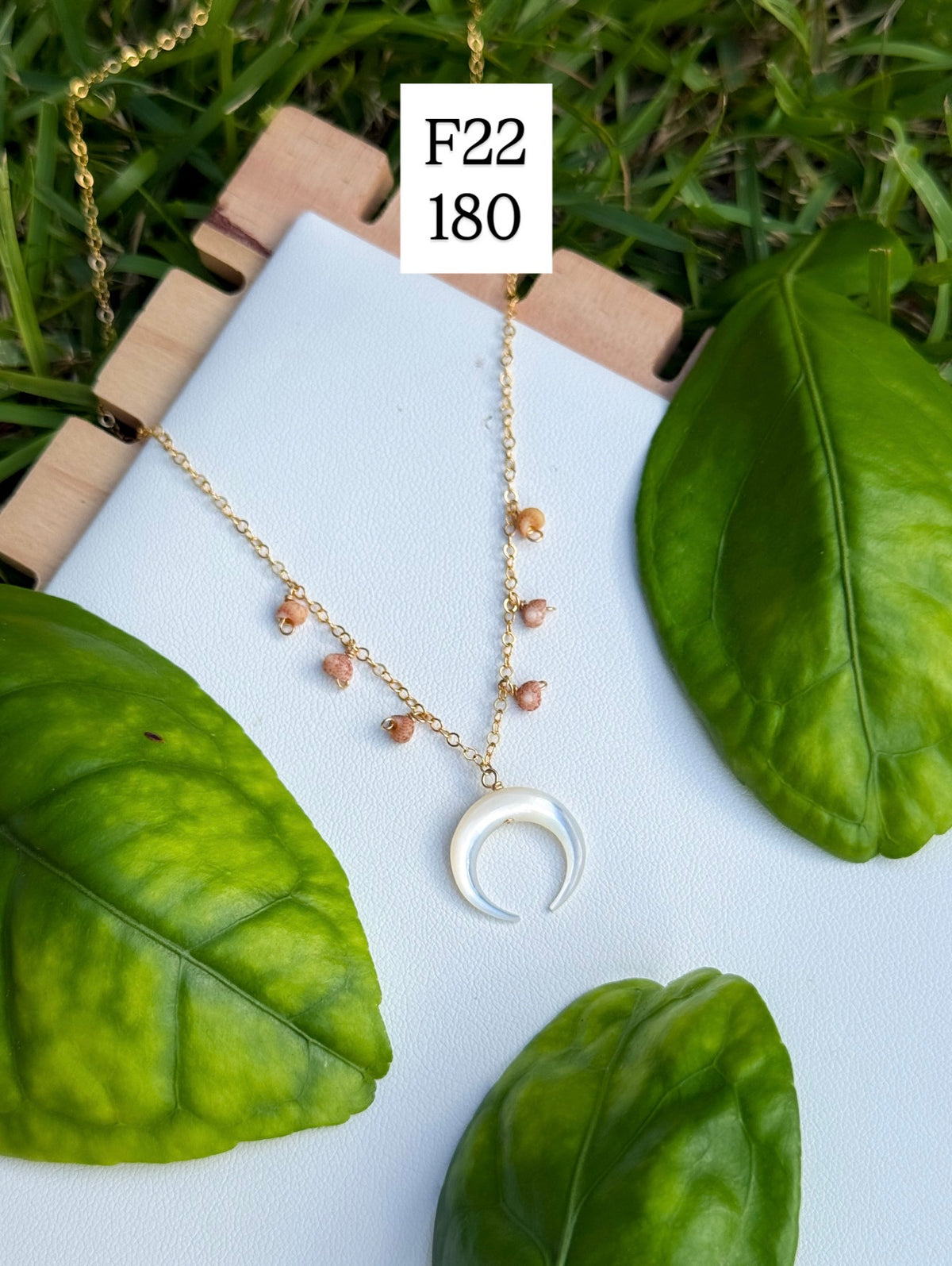 Kauai Kahelelani and Mahina Necklace