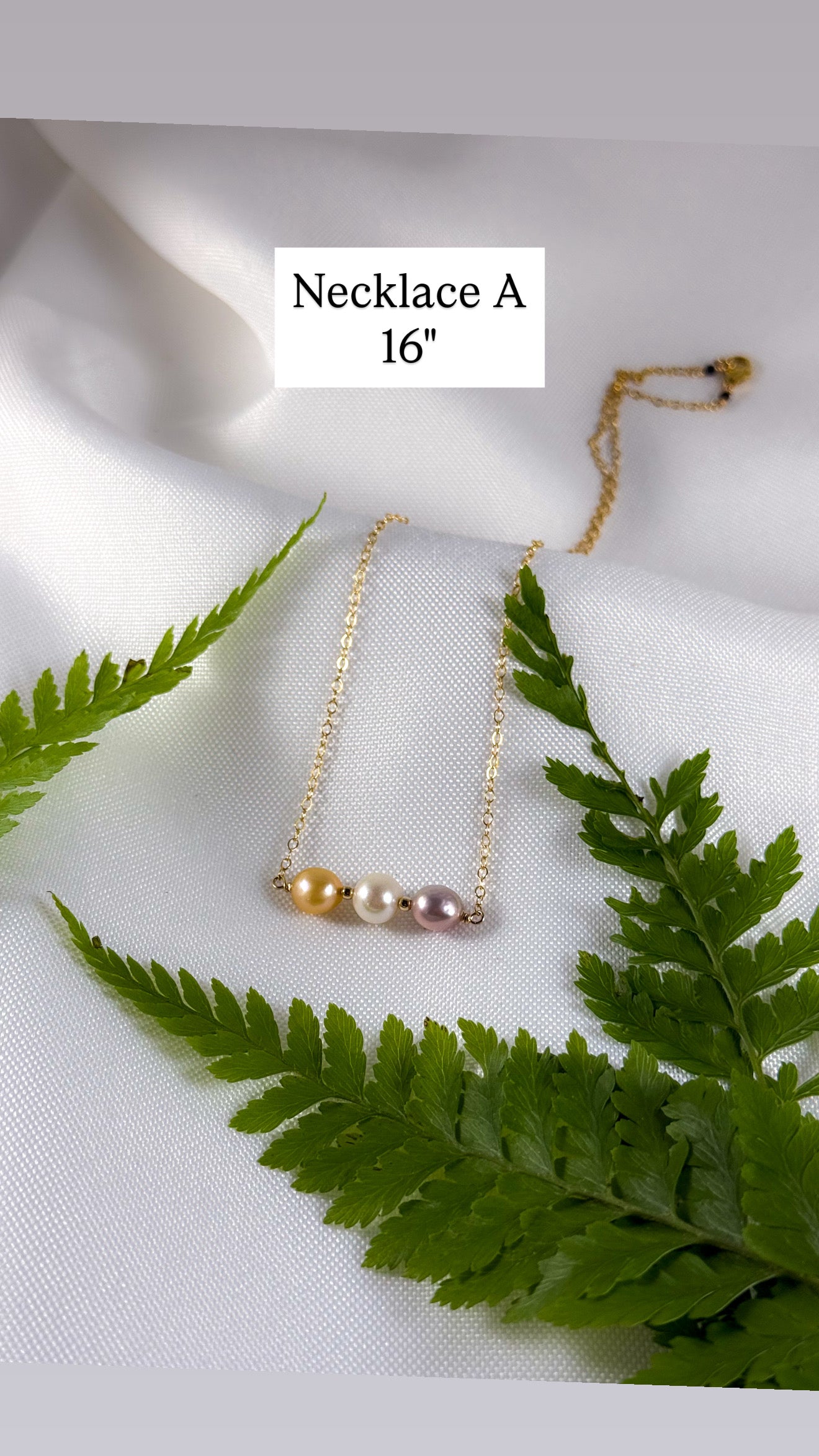 Mixed Pearl Necklace