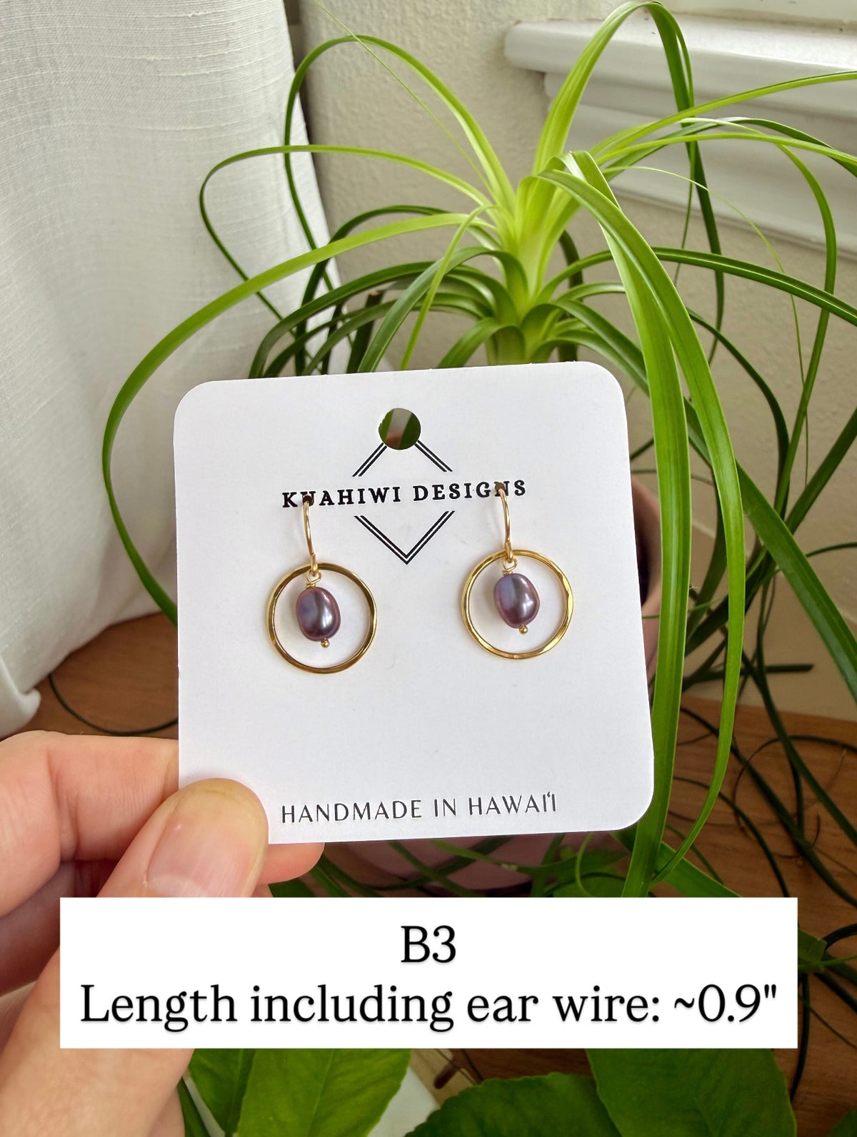 Pearl Hoop Earrings