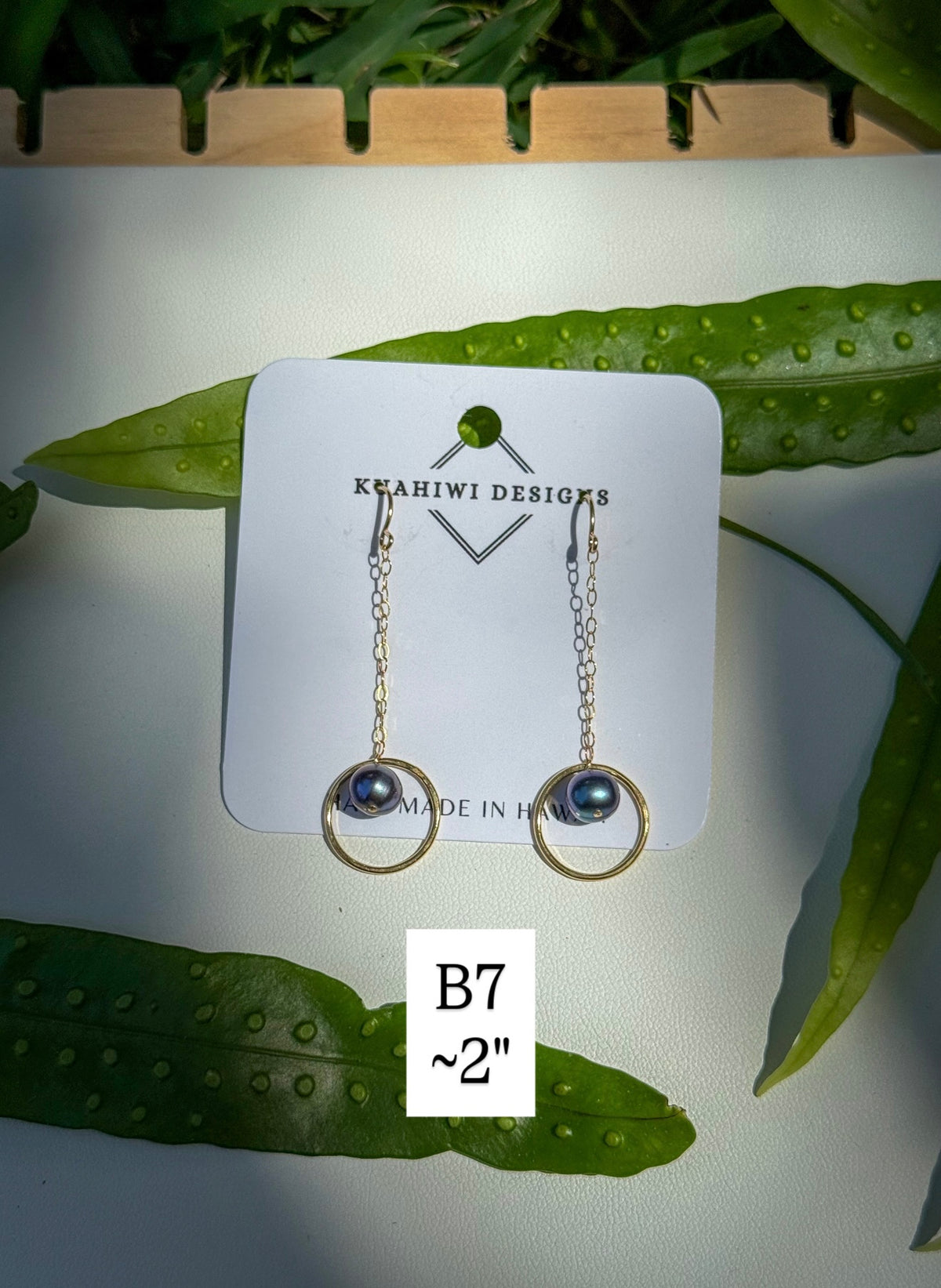 Pearl Hoop Earrings