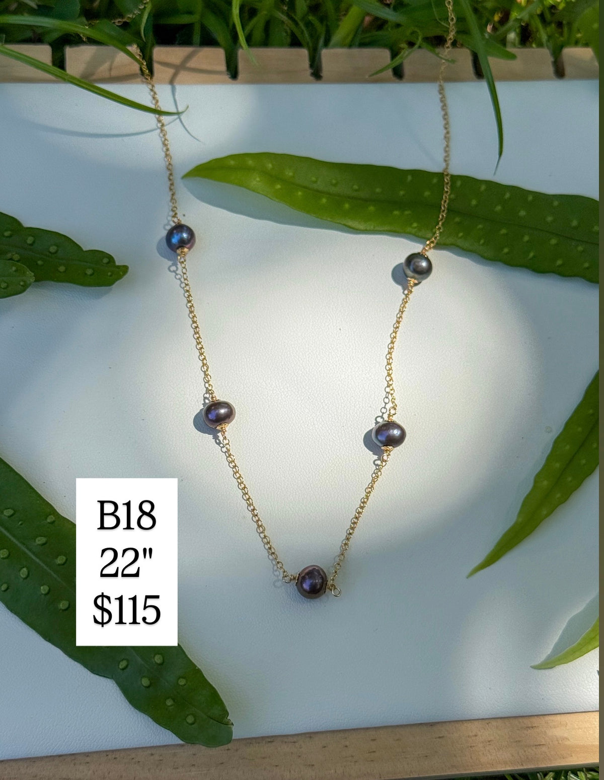 Five Pearl Layering Necklace