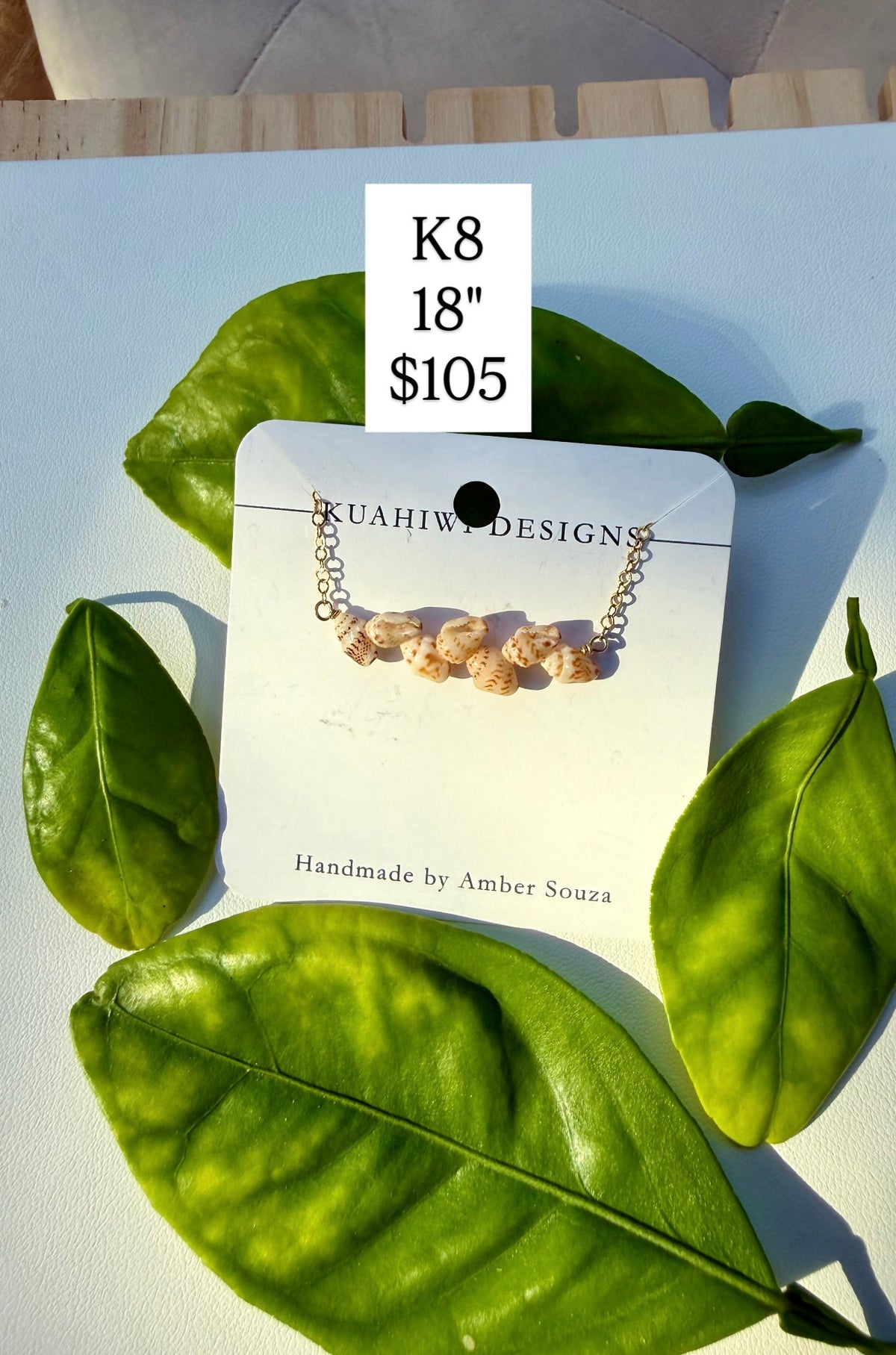 Kauai Momi Shell Necklace