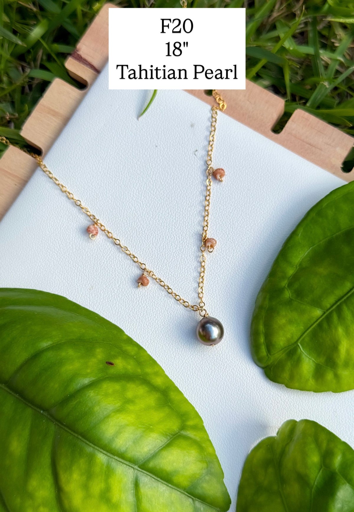 Kauai Kahelelani and Pearl Droplet Necklace