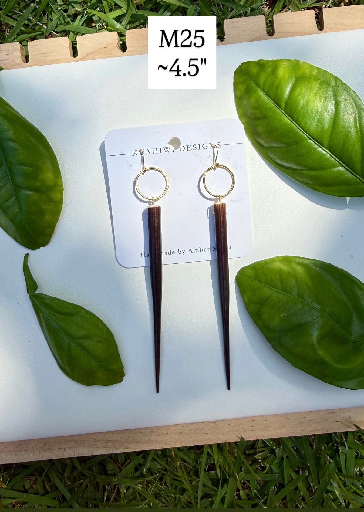Porcupine Quill and Gold Hoops