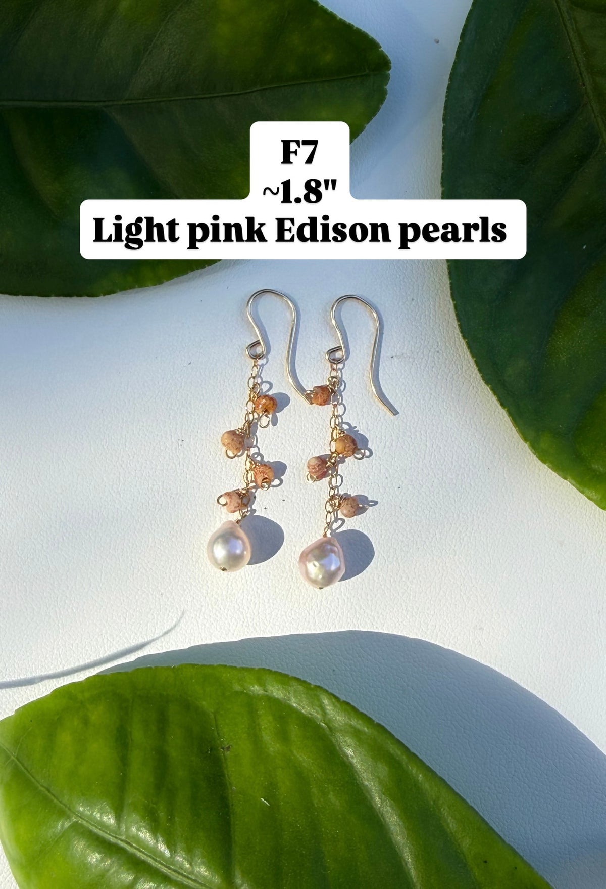 Kahelelani and Pearl Droplet Earrings