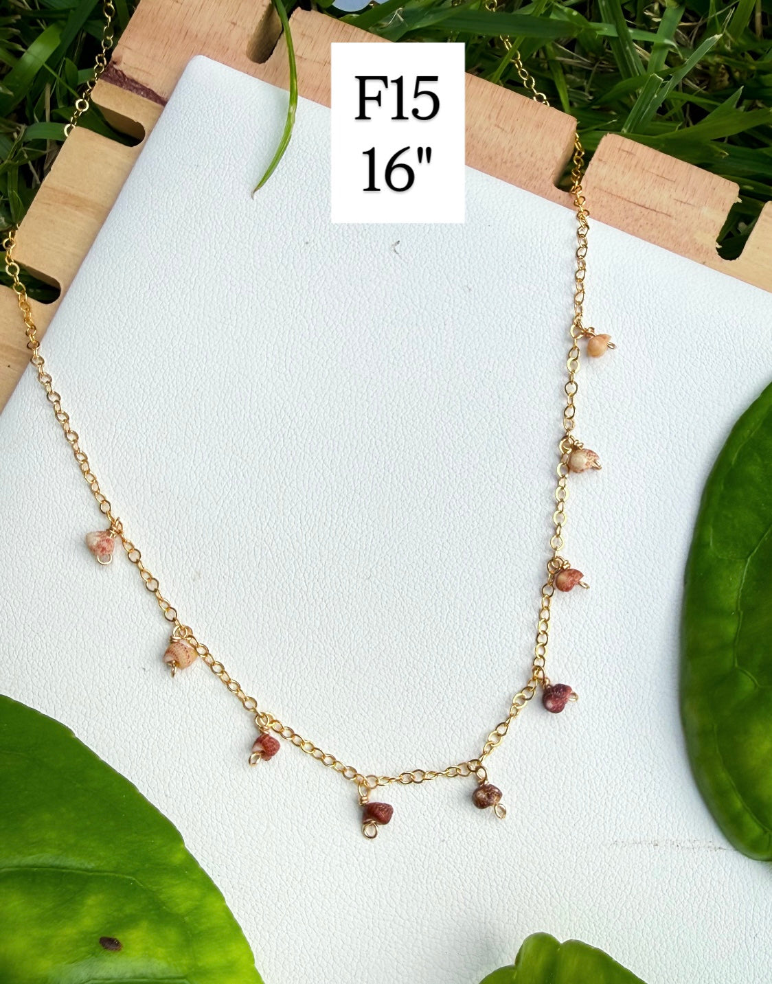 Ombre Kahelelani Droplet Necklace