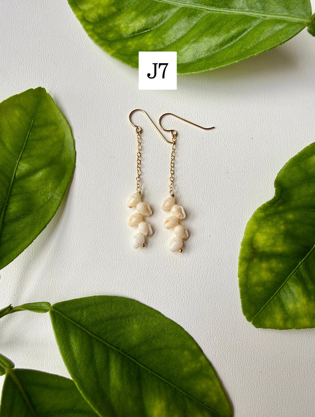 Niihau Momi Shell Earrings