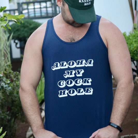 ALOHA MY... TANK - Big Font