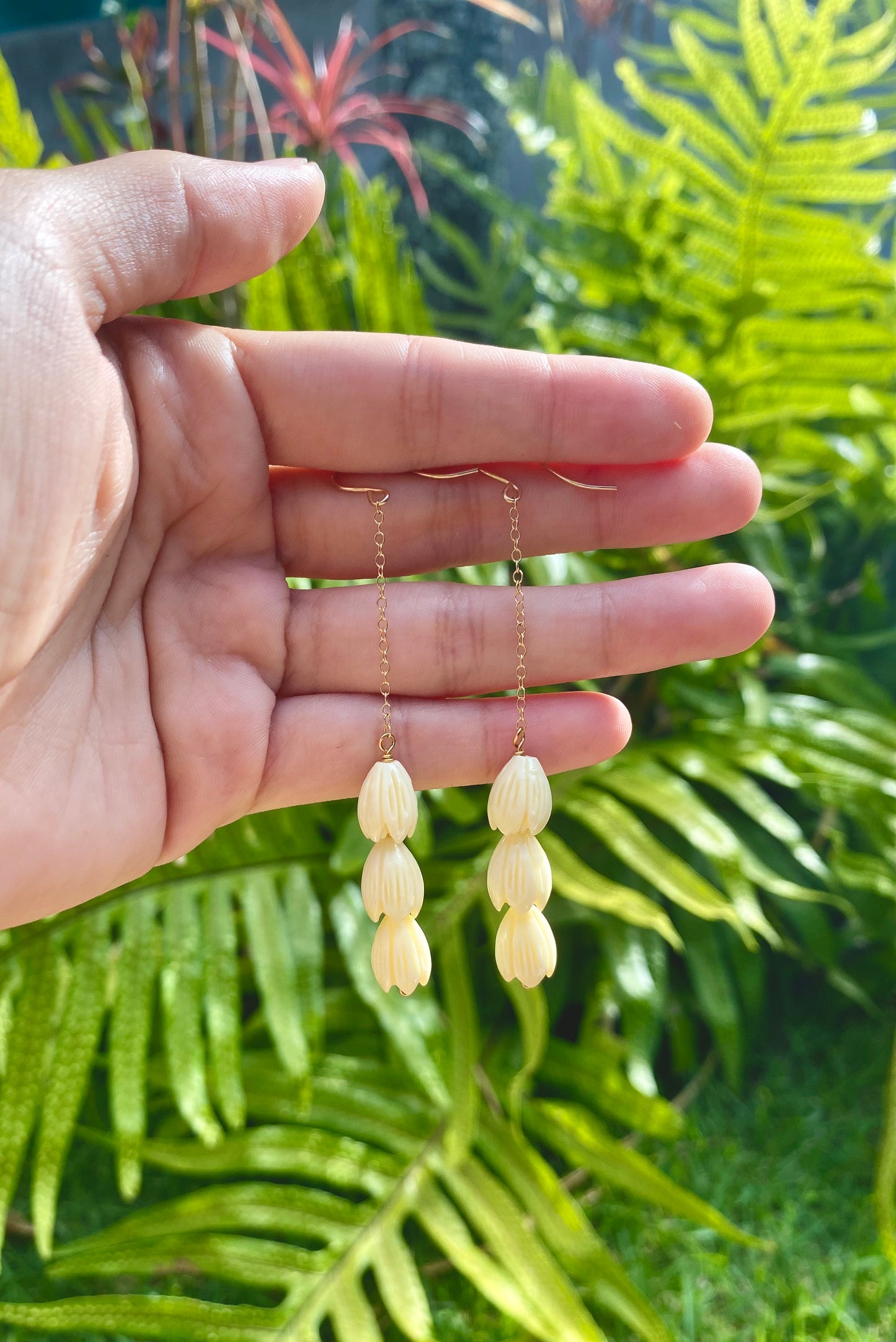 Pikake ʻEkolu Dangle Earrings