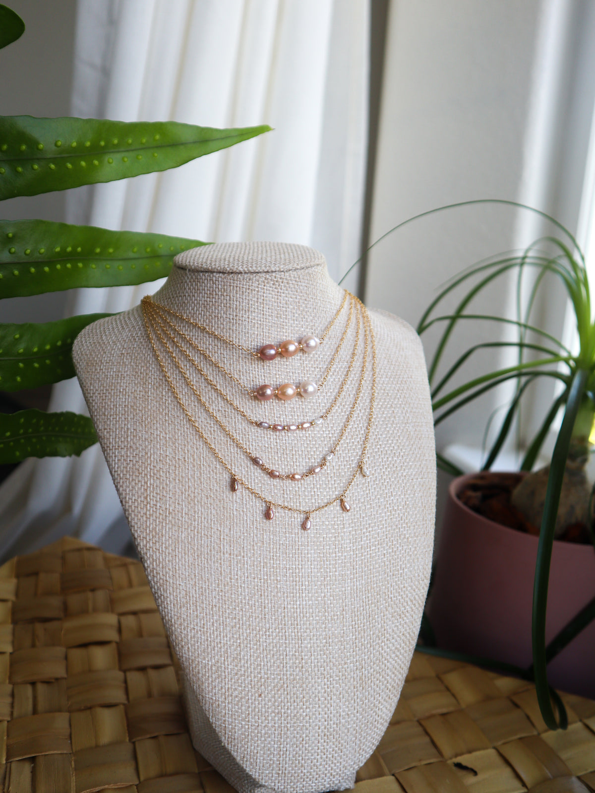 Ombre Pearl Necklace