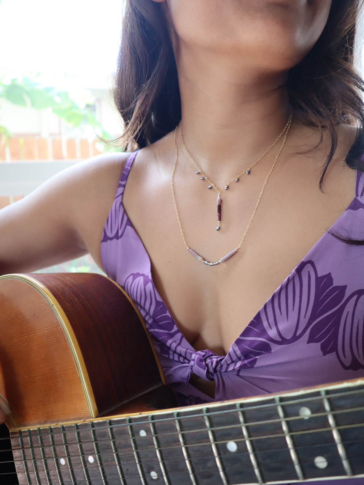 Wana and Freshwater Pearl Necklace